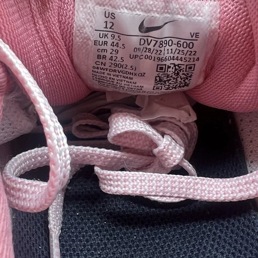 2022 Nike Air Zoom Pegasus 40 Pink Floral Running - Women's Size 12 USED